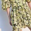 MO&Co. Floral Puff Sleeve Mini Dress