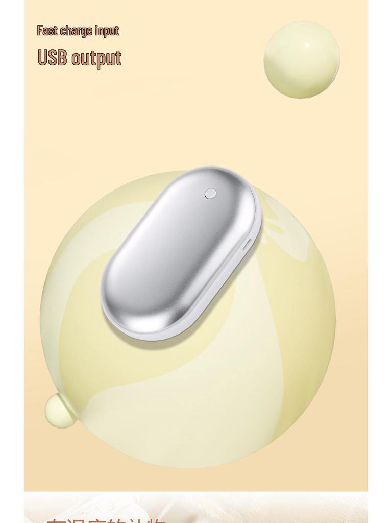 Portable USB Electric Hand Warmer: Cute Waterless Hot Bag for Girls & Students - Perfect Winter Gift