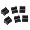 12 Stück Schwarzes Horn Kolben Gummiunterlage 3,5 mm Ventil Rotor Gummi Puffer Anschlag Für Trompete