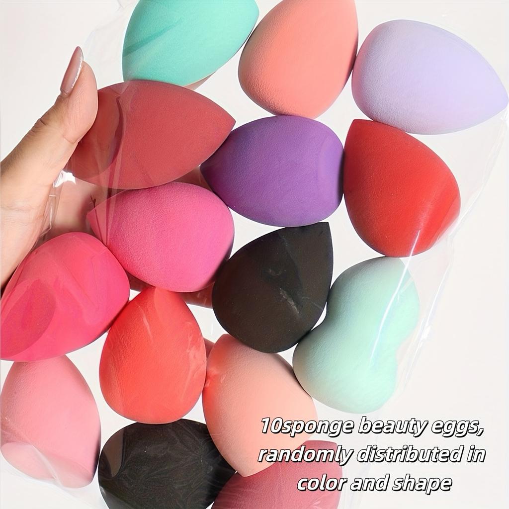 5-10PCS Ombre Makeup Sponge Set - Vegan Dual Use for Liquid/Powder | Latex-Free Travel Essentials All Skin Types cosmetic