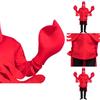 Red Lobster Performance Costume Vibrant Cosplay Prop Perfect For Halloween And Stage Shows