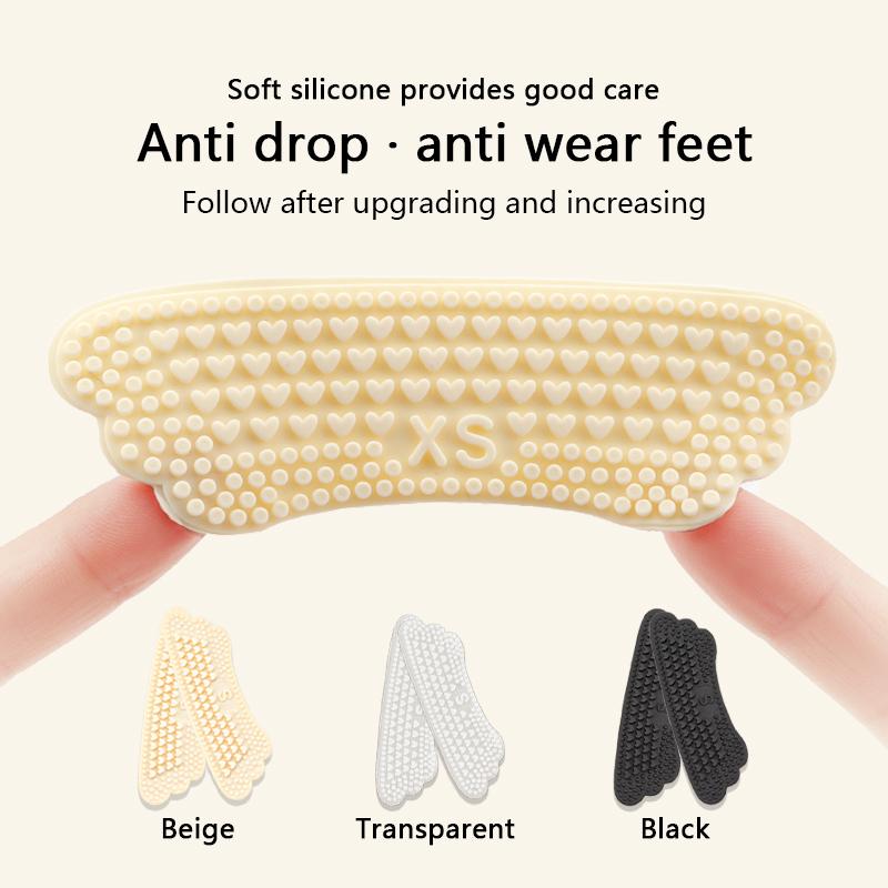 Silicone Gel Heel Cups Anti Pain Shoe Heel Stickers Insole for High Heels Heel Protector Pad Inserts Shoe Size Reducer for Women