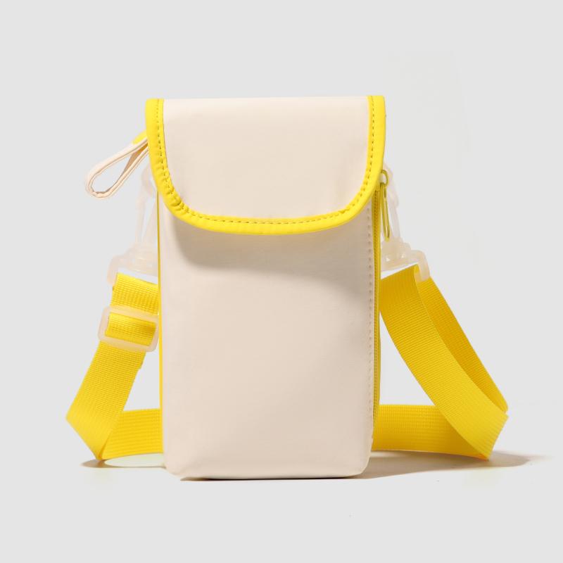 Color Block Shoulder Bag Women's Mobile Phone Bag Certificate Bag
