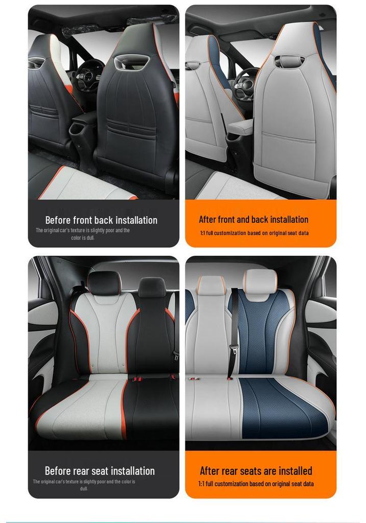2025 Model Vitality Edition Dolphin 420km Full Coverage Car Seat Cover - All-Season, Custom Fit.