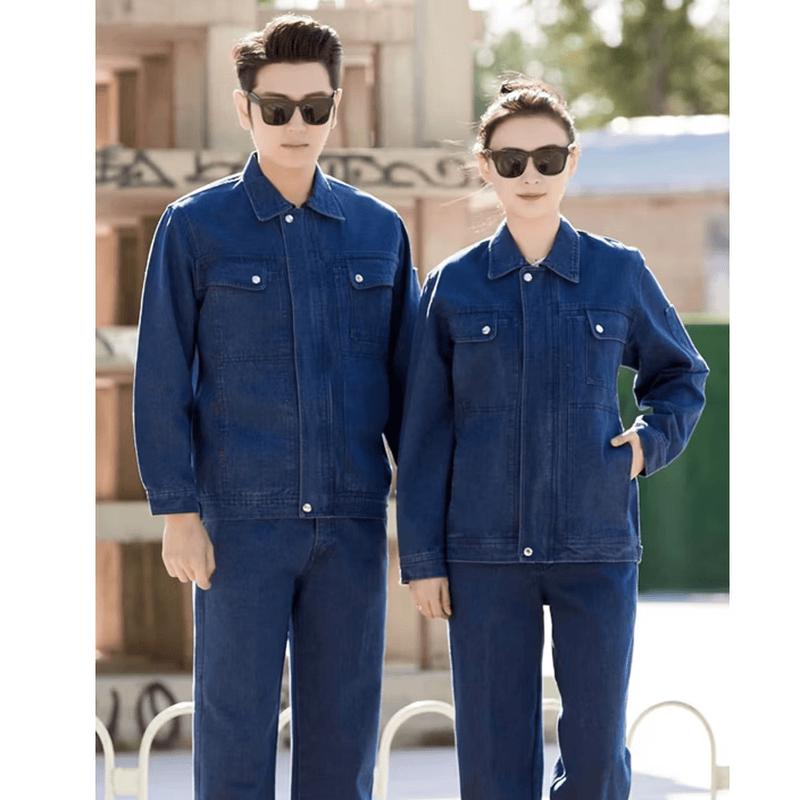 Qidingbao Denim Workwear Set S