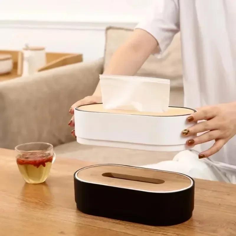 Plastic Tissue Box Car Tissue Box Home Living Room Decoration Bedroom Kitchen Desktop Nordic Storage Box Household Napkin Holder