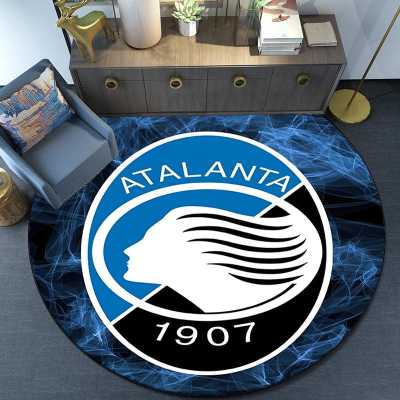 Atlanta Football Club Round Rug for Livingroom,Bedroom, Palyroom, Chair Rug, Area Rug, Circle Carpet, Fan Christmas Gift