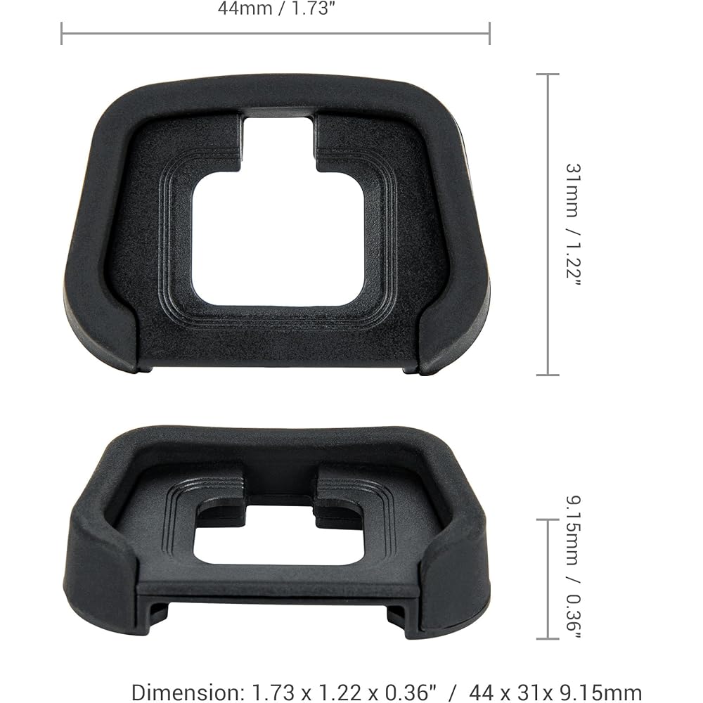2pcs JJC DK-29 Eyecup Eyepiece for Nikon Z5II Z6III Z6II Z7II Z7II Z5 Z6 Z7, Nikon DK-29 Eyepiece...