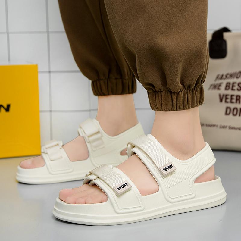 Fashion New  Unisex Sandals Comfortable Hook Loop Platform Sandals Men Outdoor Lightweight Beach Sandals For Men sandalias hombre