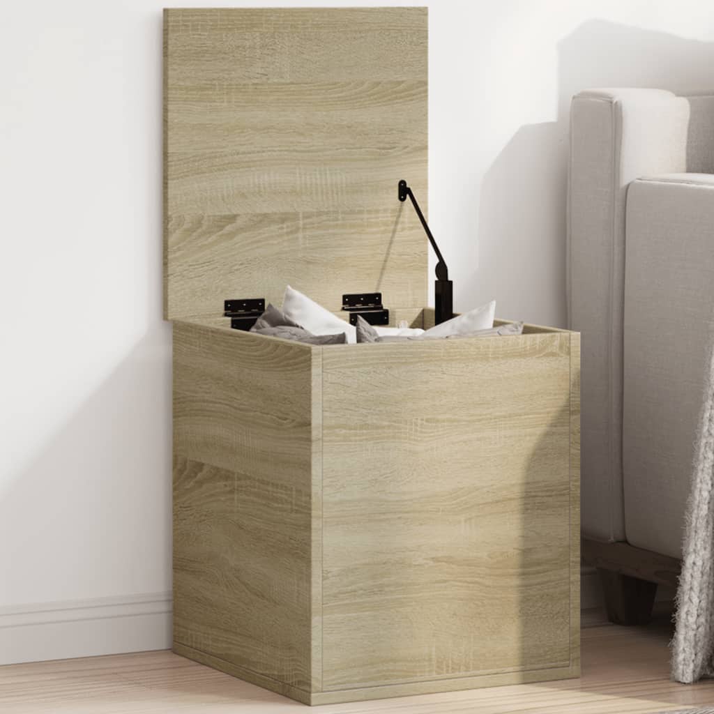 vidaXL Truhe Sonoma-Eiche 40x42x46 cm Holzwerkstoff braun