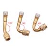 3piece Tire Valve Extension Brass Inflation Nozzle Extender 45/90/135 Degrees Tire Valve Extender