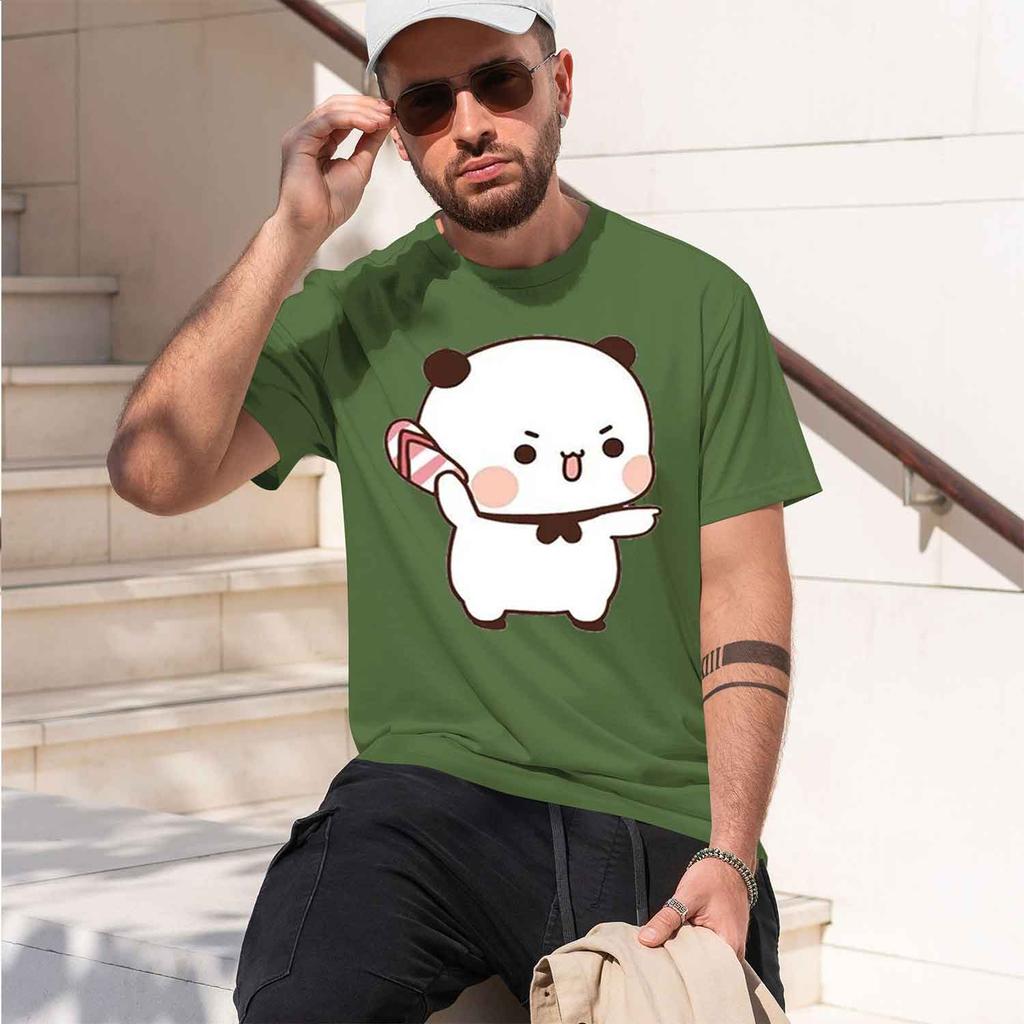 Cute Bubu Is Thro Flipflops T Shirt Unisex Unisex Funny Dudu Tshirt Summer Print Oneck Male Clothes 2026 New Model Shortsleeve C