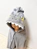 Skater Kids' Bath Poncho with Hood, Quick-Drying, 108 X 92cm, Godzilla Design, Boys' BPO1-A