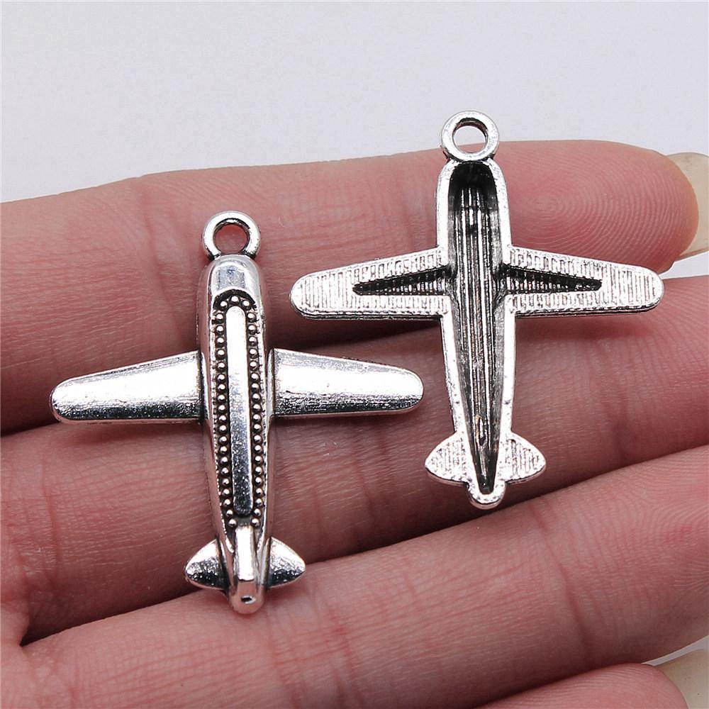 Charms Airplane Ship Pendants Minimalist Jewelry Components QC001