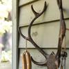 Metal Cast Iron Wall Storage Hooks for Storing Items Restaurant Bar Antlers Decorative Wall Hanging Retro Style Classical Hook