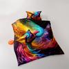 2/3pcs Duvet Cover Set, Soft And Comfortable, Phoenix Duvet Cover Twin, Duvet Cover Set Twin Size Phoenix Rainbow, Phoenix