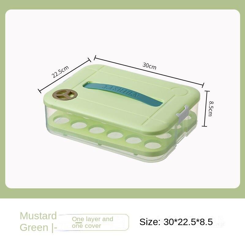 Aufbewahrung für die Küche, stapelbarer Eierhalter, Aufbewahrungsbox, automatischer Roll-Kühlschrank-Eier-Organizer, Eierablagebehälter mit großer Kapazität