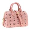 MCM Ella Letter Pattern Boston Bag Shoulder Bag Women Handbags Pink MWBFAEA03PZ001