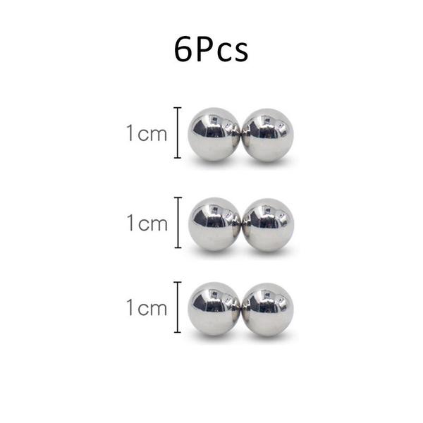 1/2/3 Pair Big Powerful Magnetic Orbs Nipple Clamps Body Stimulate Clitoris Mouth Gags Sex Toys