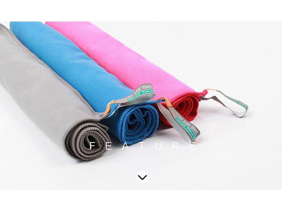 SANTO Quick-Dry Sports Towel for Travel, Swimming, and Business