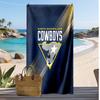 North Queensland Cowboys Print Beach Towel Soft Portable Quick?dry Towel For Pool Summer Vacation Outdoor Sport