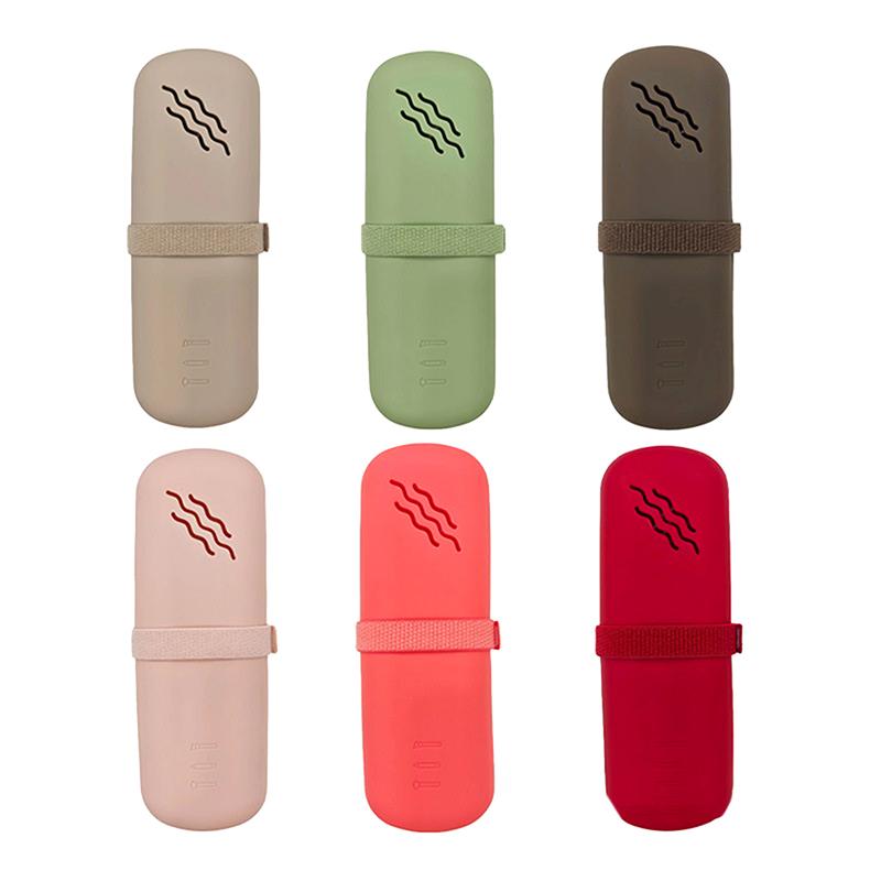 Silikonové pouzdro na make-up štětce na cestování Voděodolné pouzdro na make-up štětce na cestování na tužku na obočí a rty Organizér