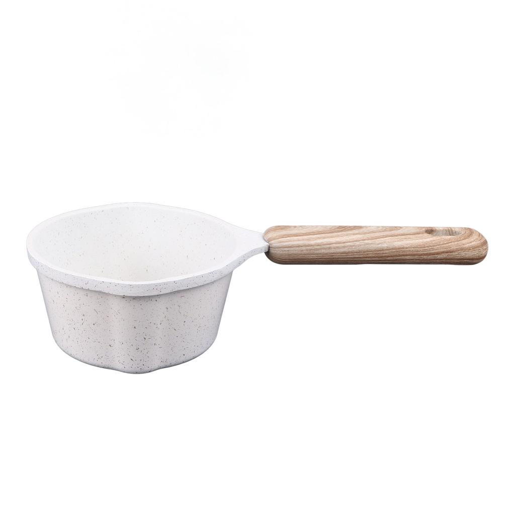 Kitchen Sauce Pan Prevents Stick Deepening Height Medical Stone Sauce Pot With Pour Spouts For Pouring Oil Milk Heating Frying