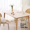 Smooth Imitation Sheepskin Tablecloth Rectangular Desk Protection Cover  Dining