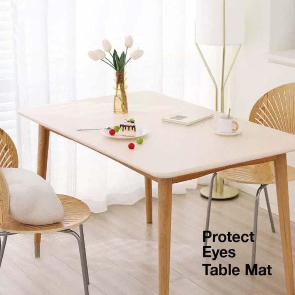 Smooth Imitation Sheepskin Tablecloth Rectangular Desk Protection Cover  Dining