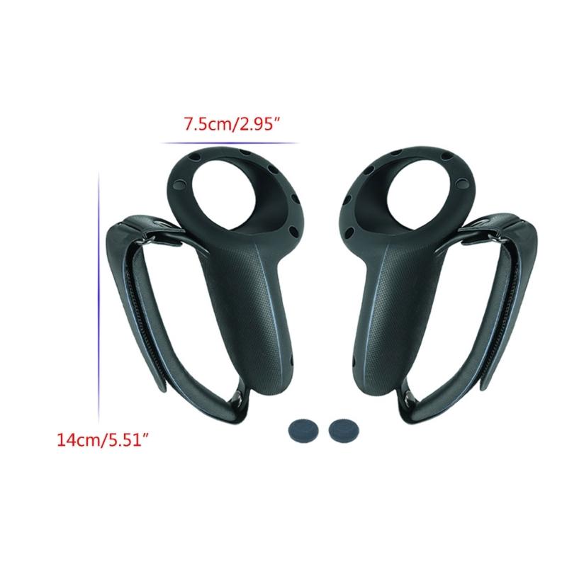 Full Coverage Controller Grip Cover Silicone Protective Sleeve with Adjustable Hand Strap for MetaQuest 3