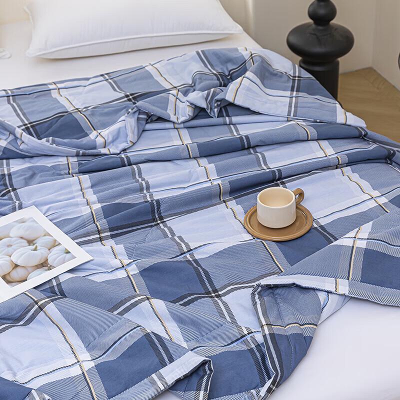 Royal Sleep Home Cotton Checkered Summer Quilt