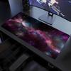 Tapis de souris étendu XXL Galaxie Nébuleuse Espace Caoutchouc Antidérapant Bordures Cousues Pour Gaming Ordinateur Portable Bureau