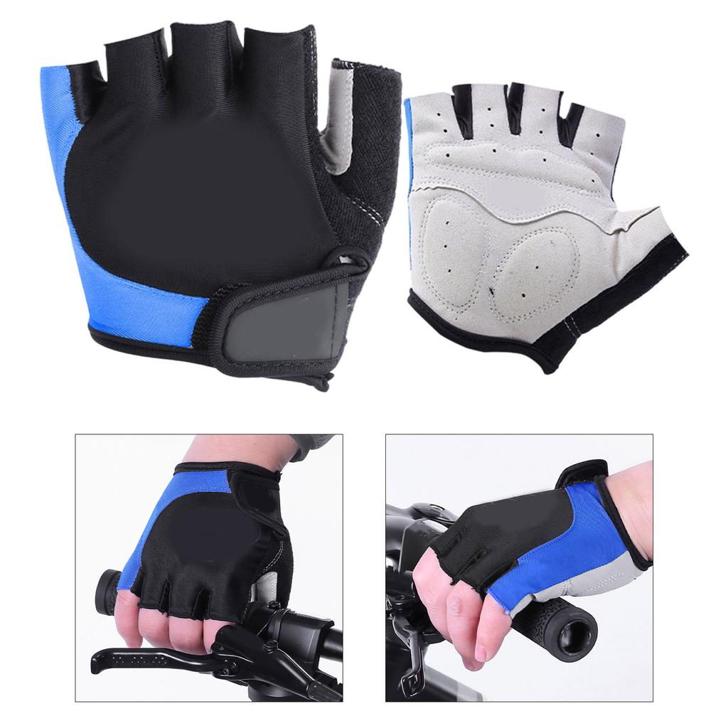 1 Paar Stoßfeste Handschuhe Fahrräder Feldhandschuhe Motorradfahrt Fitnessstudiohandschuhe Geeignet für Radfahren Übung