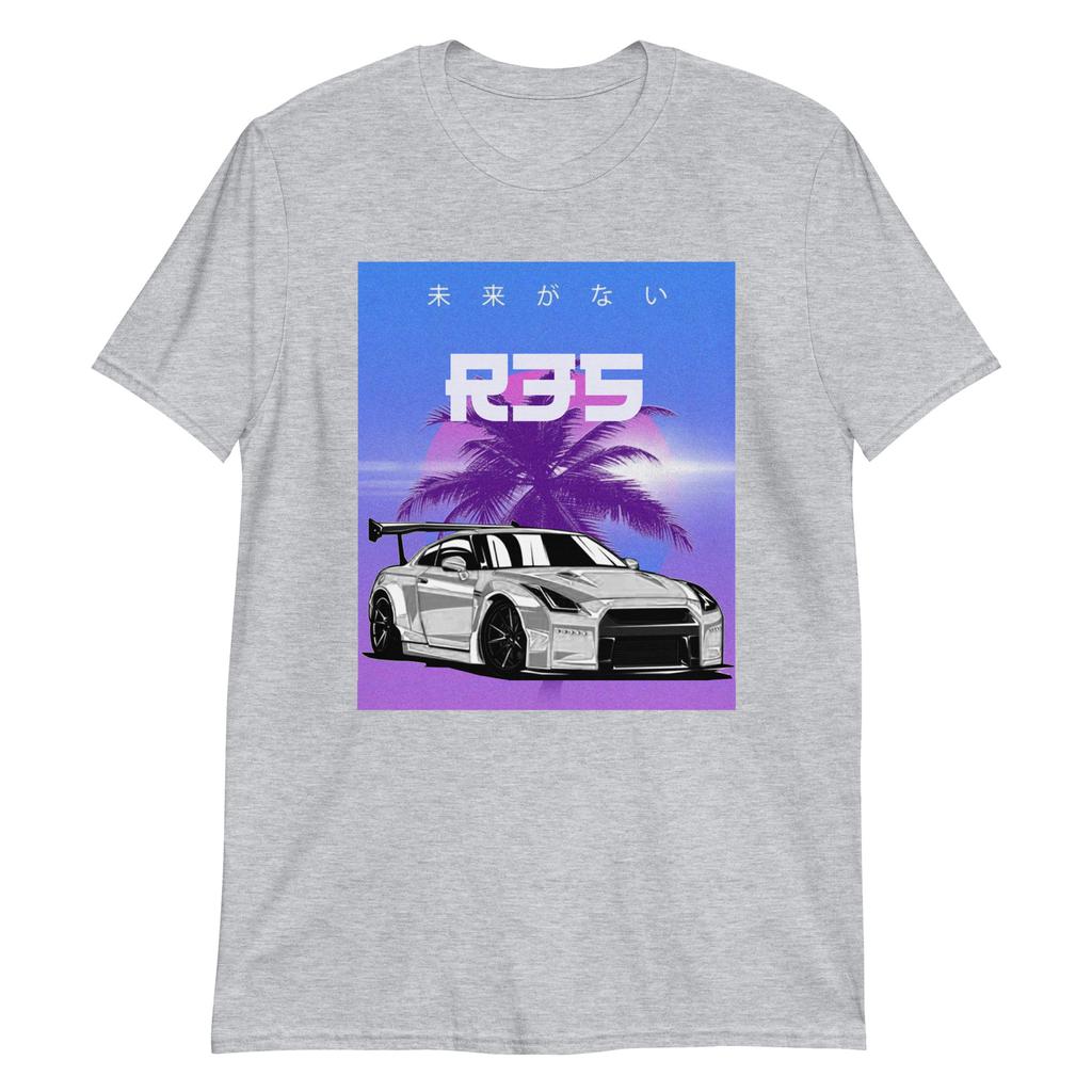 GTR R35 GT-R Skyline JDM Vaporwave Aesthetic Vapor Dreams Chillwave T-Shirt
