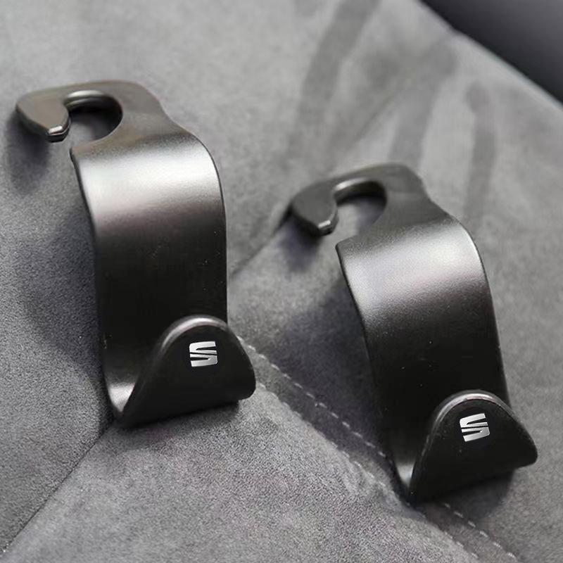2/4Pcs Car Seat Hook Multifunctional Storage Hanger Car Styling for SEAT Leon FR 5 6 Alhambra MK3 MII Altea 5F Ibiza Toledo Cordoba