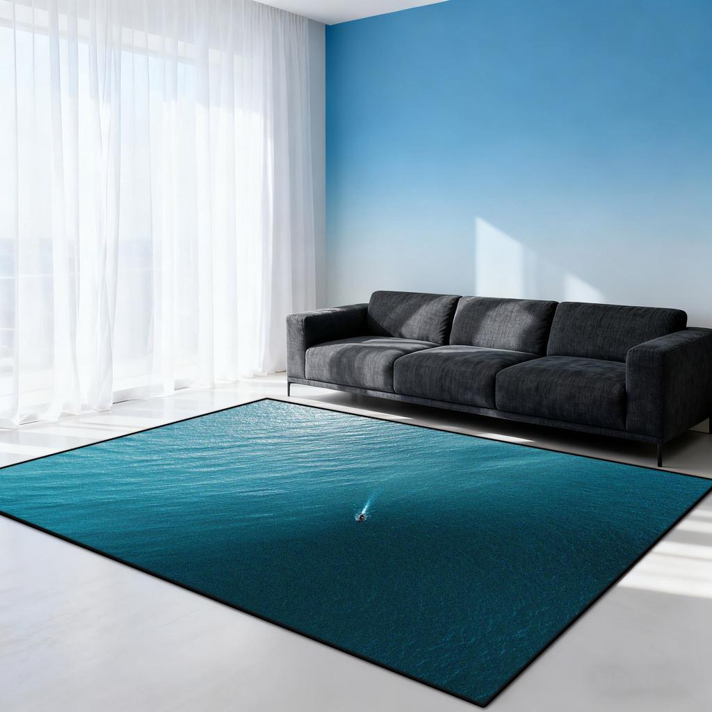 Ocean Waves Carpets for Living Room Decoration Floor Lounge Rug Large Area Rugs Bedroom Carpet Modern Home Living Room Decor Mat