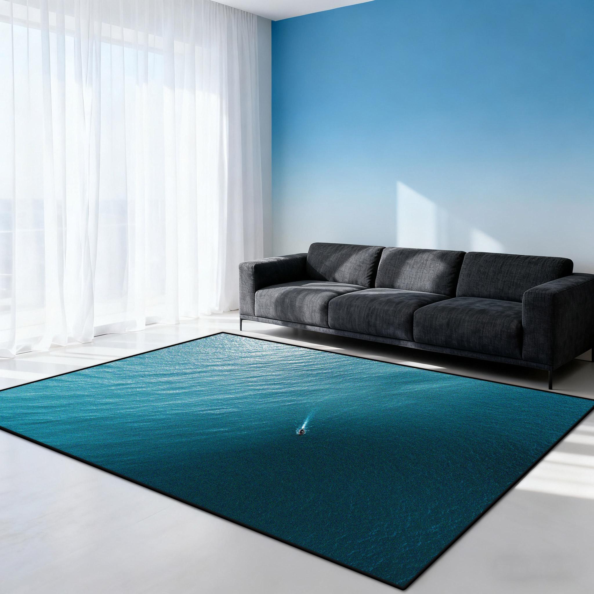 

Ocean Waves Carpets for Living Room Decoration Floor Lounge Rug Large Area Rugs Bedroom Carpet Modern Home Living Room Decor Mat 60x90cm