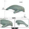 Kids' Cognitive Marine Animal Toys: Soft Rubber Models - Pufferfish, Starfish, Crab, Nautilus, Sailfish, Manta Ray.
