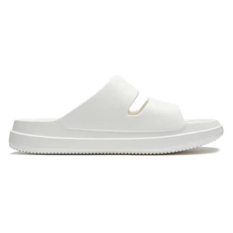 Li Ning Soft Clap Slide Slippers Unisex White AGAU005-2