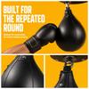 2pcs Pear Shaped Boxing Speed Bag Stitched Punching Trainer Portable Reaction Ball  Home Gym