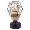 Black Metal Twine Cage Wall Light E27 E26 Lamp Holder Farmhouse Vintage Wall Light for Hallway