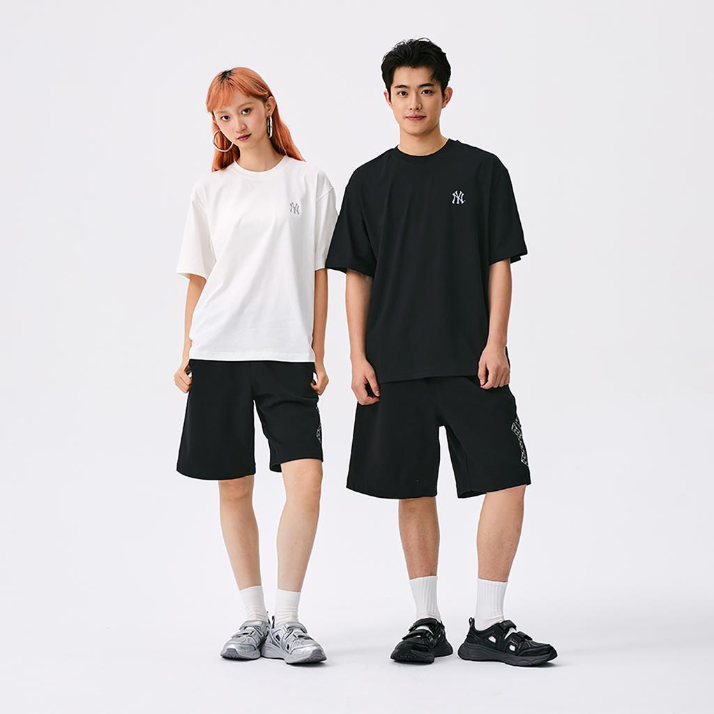 MLB New York Yankees Comfortable Soft Mary Jane Sandals Non-Slip Wear-Resistant Low-Top Casual Shoes Unisex Shoes Black 3ASDACE53-50BKS