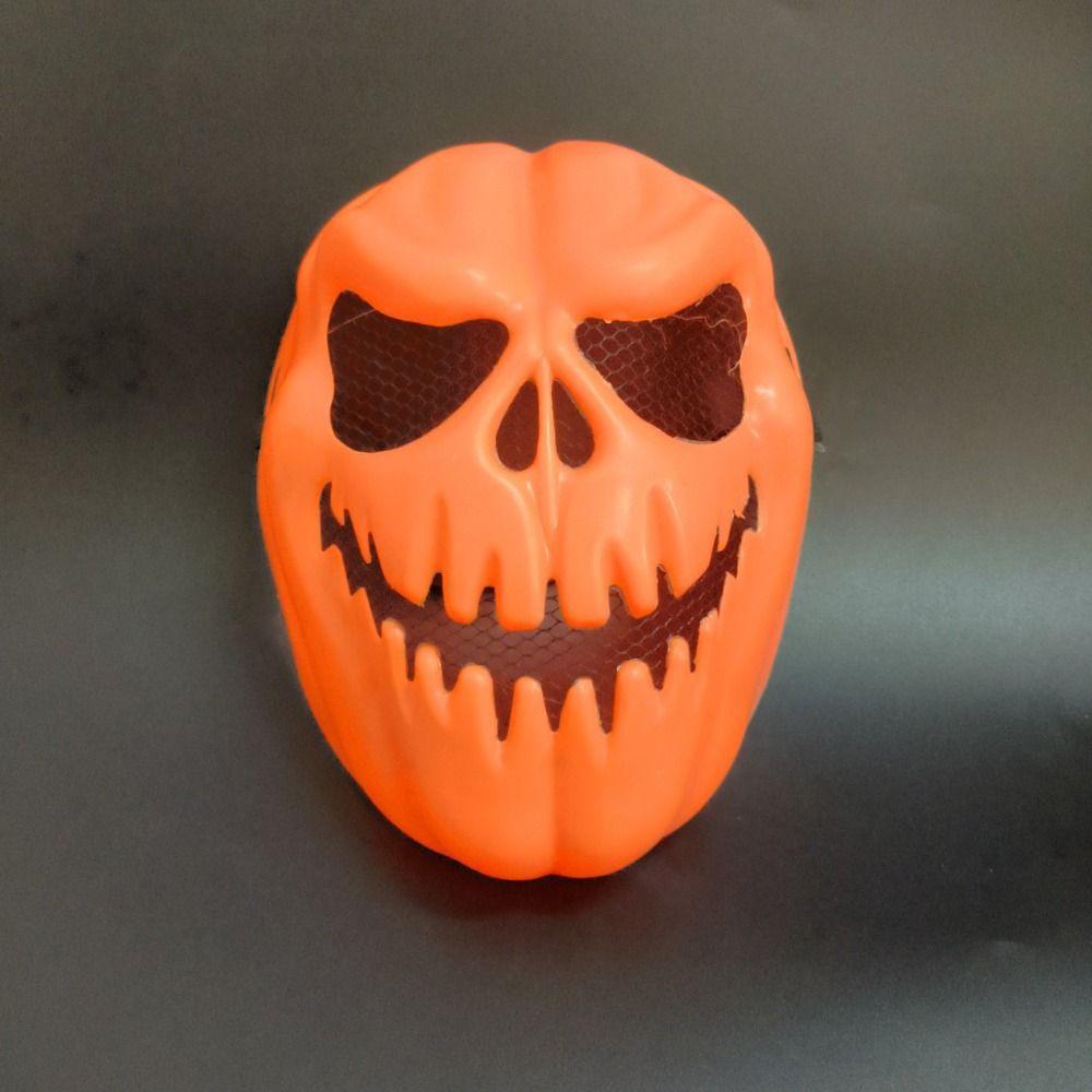 Realistische gruselige Kürbismaske Kreativität Vollgesichtsmaske Furchterregende Cosplay-Maske Halloween-Party