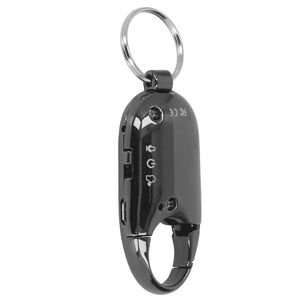 Audio Recorder Micro Keychain 16 GB 15H Voice Capture Pendant Voice Recorder WAV Black