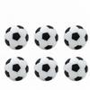 6x6 Pieces 28 Mm Foosball Ball Standard Size Black and White Table Soccer Material
