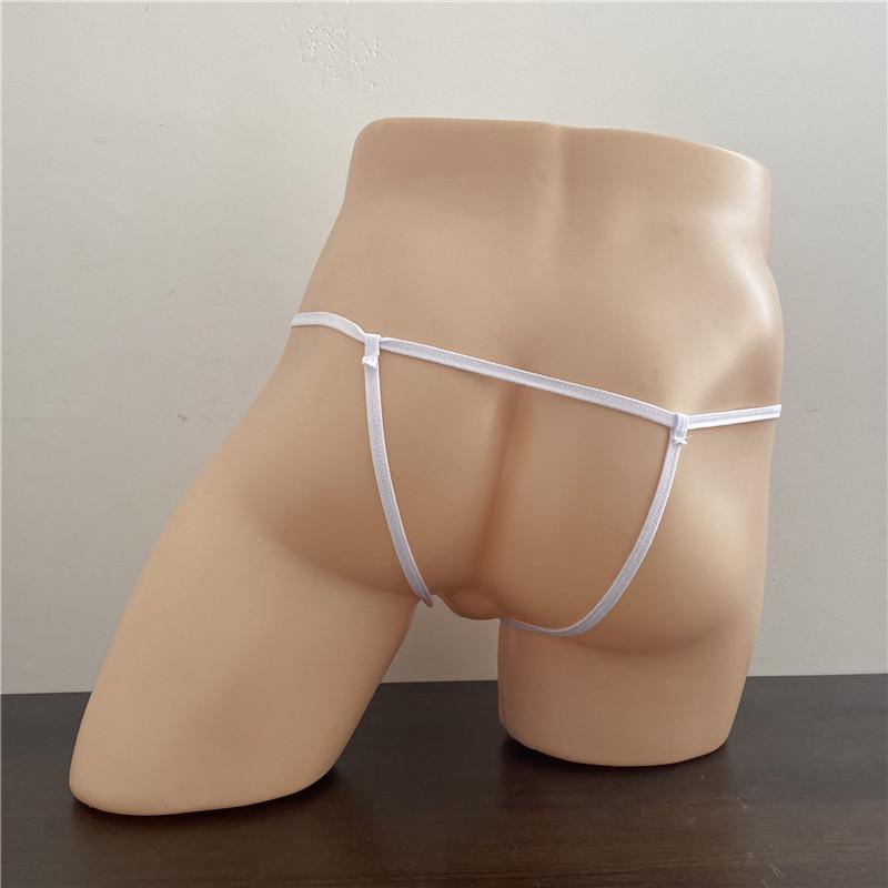 Men's Transparent Elastic Mesh Pants - Hollow Sexy Design