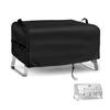 Home Gas Cooker Cover, 600D PVC Storage Cover for Portable BBQ Unit, 25 X 18 X 15 Size for Yard Shelf Use and Mobile Cooking Storage