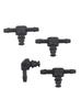 Fuel Flow Connector Diesel Injector Connector Engine Repair BLACK Efficient Fuel Flow Connectors Stable Structure