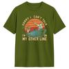 Harajuku T Shirt Beach Sorry Cant Talk Im On My Other Line T Shirts Funny Fishing Print 100 Cotton Tee Shirt for Unisex Y2K Tees