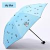 Cartoon Cat UV Protection Folding Umbrella